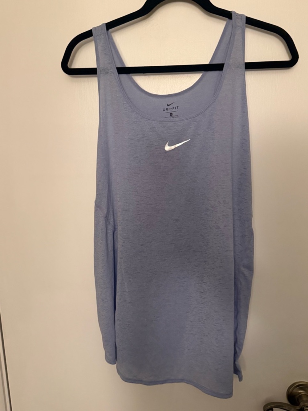 Nike Lavender Dri-FIT Women's Tank Top with White Swoosh